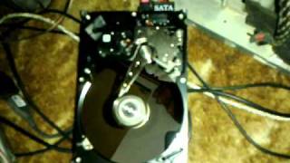 Seagate barracuda 720011 problem with actuator arm [upl. by Kenlay610]