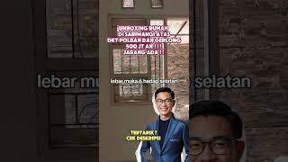 UNBOXING RUMAH di Sariwangi dkt Polban GegerkalongWA 088218402275 rumahdijualdktpolban [upl. by Elleynad300]