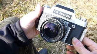 Exa Rama 250 panorama reflex camera [upl. by Nauqad818]