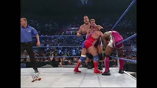 Big Show Benjamin amp Haas vs Lesnar Angle amp Zach Gowen 23 WWE SmackDown HD  2003 [upl. by Azrim]