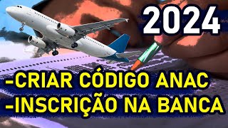 COMO CRIAR CANAC E FAZER INSCRIÇÃO NA PROVA DA ANAC em 2024 [upl. by Etolas]