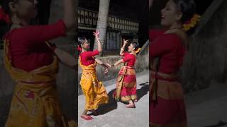 Shimul Polash Dance cover Aj bosonter gaye Holud  bohurupi movie songfolk song bangla folk songs [upl. by Amoihc]