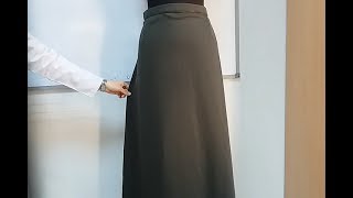 Kalıp Kullanmadan Pratik Çan Etek Nasıl Dikilir  Practical Bell Skirt How to Stand  Dikiş Hocam [upl. by Reina]