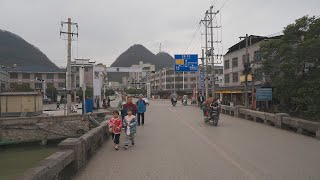 Chinese township walking Guangshun Town Guizhou・4K HDR [upl. by Clayberg]