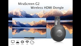 MiraScreen G2 Wireless HDMI Dongle Miracast Airplay DLNA [upl. by Rains]