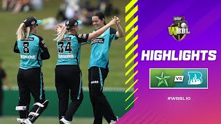 Hamilton Stuns Stars In Heats Big Win  Melbourne Stars v Brisbane Heat  WBBL10 [upl. by Arriet]