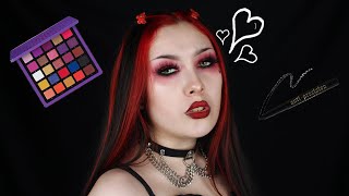 Y2K Mall Goth  Smokey Red Eye  Makeup Tutorial [upl. by Gorman]