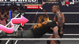 Wwe2K24  Kevin Owens Vs Randy orton Survivor Series  4K [upl. by Haslett]