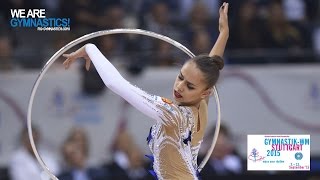 Margarita MAMUN RUS 2015 Rhythmic Worlds Stuttgart  Qualifications Hoop [upl. by Sparrow]