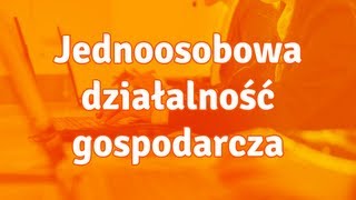 Jednoosobowa działalność gospodarcza  czy prowadzenie firmy jest trudne [upl. by Attiuqahs]