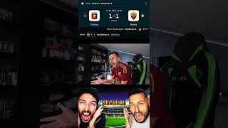 🤬 GenoaRoma 11‼️ genoa asroma livereaction seriea calcio football perte neiperte [upl. by Jacynth]