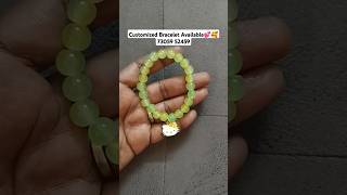 Customized Bracelet Available🥰💕 73059 52459 video customizedbracelet beadsbracelet necklace [upl. by Thecla]