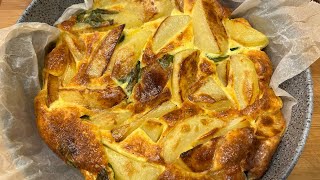 TORTA DI PATATE E UOVA AL FORNO di Betty e Marco  Ricetta facile e veloce [upl. by Viviene]