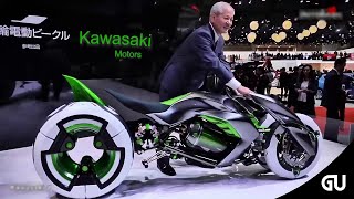 Kawasaki Revealed JConcept  The Most Futuristic 3wheeled Motorcycle [upl. by Aeila440]