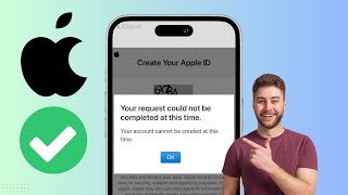 Comment résoudre lerreur didentifiant Apple « Votre demande na pas pu être traitée pour le moment [upl. by Refinne]