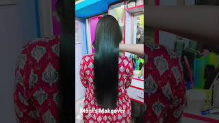 Keratin Treatment  parlour course  reels  makeupstrangerthingprofessional course [upl. by Nnoved]