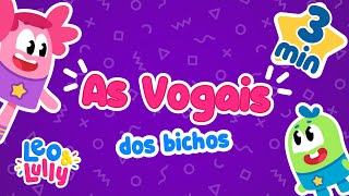 As vogais dos bichos  ABC dos Bichos  Aprender Brincando [upl. by Sexela735]