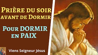 Prière du soir pour dormir en paix  Prière catholique avant de dormir pour une nuit tranquille [upl. by Sudaorb496]