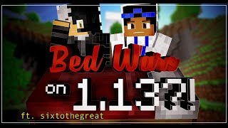 Playing Bedwars on 113 ft SixtoTheGreat [upl. by Hayotal]