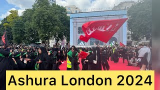 Ashura Juloos London 2024 Muharram juloos london 2024 UK Box room imam Hussain’s karnal [upl. by Byran559]