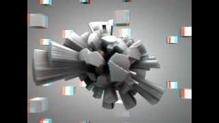 C4D Sub polygon displacement anaglyph [upl. by Behrens108]