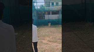 Sreekar Batting On Uneven Cricket Pitch 🏏  TheJourneyOfCricketers  battingpractice ytshorts [upl. by Enelhtak]