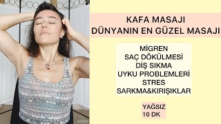 KAFA MASAJI SAÇ DÖKÜLMESİNDEN BAŞ AĞRISINA KADAR TÜM SORUNLARDAN KURTULUN ❤️ [upl. by Emersen]