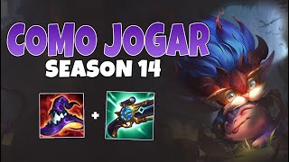 COMO JOGAR DE HEIMERDINGER TOP SEASON 14  Contra Smolder [upl. by Victorie]