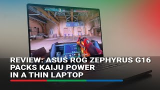 REVIEW Asus ROG Zephyrus G16 packs kaiju power in a thin laptop  ABSCBN News [upl. by Redmond]