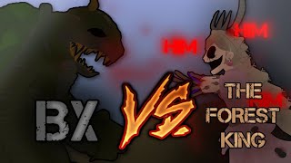 BX VS The Forest King   Pillar chase 2 Fight  PART 1 [upl. by Bryan]