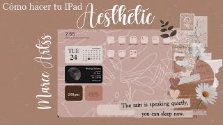 Cómo hacer tu IPad Aesthetic Tips y Trucos  Marce Artss [upl. by Atorod]