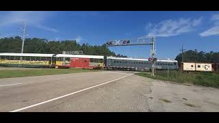 Train excursion at South Carolina Railroad Museum Winnsboro SC [upl. by Kussell]