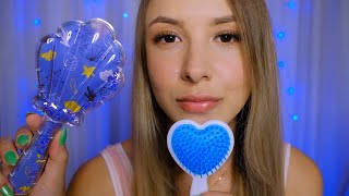 ASMR  MEXENDO NO CABELO COM ESCOVAS DIFERENTES ✨ [upl. by Aidan462]