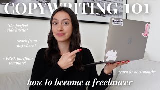 How To Become a Freelance Writer in 2024 💸 How to start What to charge  free portfolio template [upl. by Akenit299]