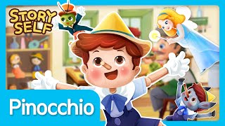 Pinocchio  Fairy Tales  Bedtime Stories  StorySelf [upl. by Koziel]