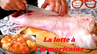 Les Petits secrets de Domi Gourmand  Tuto de la lotte à lArmoricaine [upl. by Killie]