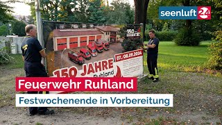 Feuerwehr Ruhland  Festwochenende in Vorbereitung [upl. by Weider]