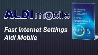 ALDImobile internet Settings  aldi Mobile apn Settings [upl. by Lonnard751]