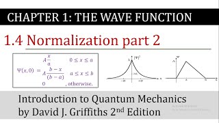 7 Normalization part 2  The Wave Function  Griffiths Quantum Mechanics [upl. by Itsirc]