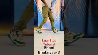 Dance step Tutorial🔥💥💕  Bhool bhulaiyaa3  shorts dance steps tutorial [upl. by Aiker]