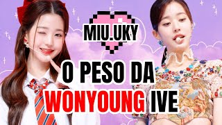 🟣 A PREOCUPAÇÃO COM O PESO DA WONYOUNG IVE [upl. by Edouard]