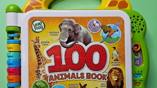 Leap Frog 100 Animal words Interactive Toddler Book [upl. by Aseral]