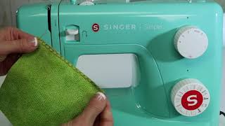 Singer Simple 3223 18 Overlock Stitches [upl. by Aliak]