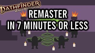 Pathfinder 2e Remaster in 7 Minutes or Less [upl. by Atteuqahs378]