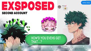 BnhaMha text😂Mina Exposes Dekus second Instagram account😂 🌺Exposedagain🌺 [upl. by Clint]