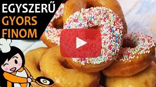 Donuts  Recept Videók [upl. by Alusru]