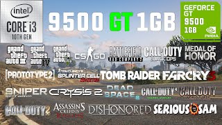 9500 GT 1GB Test in 20 Games in 2022 [upl. by Adieno]