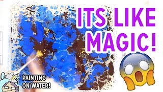 Water Marbling AKA Painting on Water with Dodin’s Marbling Kit [upl. by Burd]