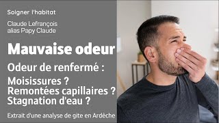 Odeurs de renfermé remontées capillaires  Filet dair froid  Stagnation deau [upl. by Lati]