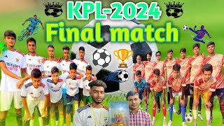 KPL2024 final football match ⚽⚽ [upl. by Stalder]